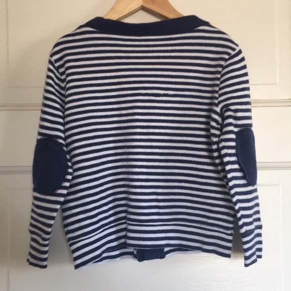 Navy and White Cardigan - Picture 2 of 8